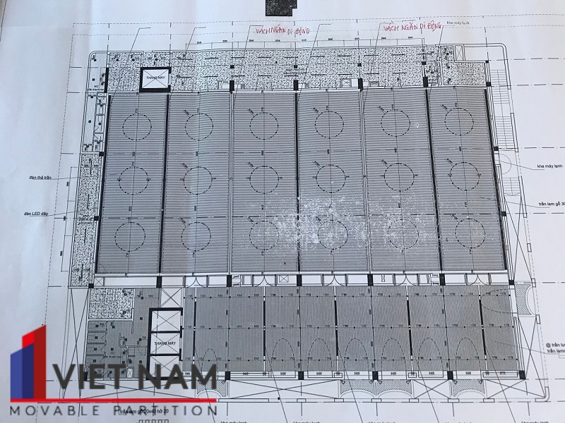 Hệ thống vách ngăn được bố trí hợp lý, hài hoà và cách âm tốt